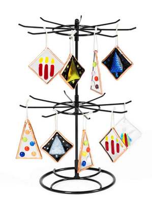 Christmas tree decorations var. 5 x 3.5 cm and 4 x 4 cm (H x W)