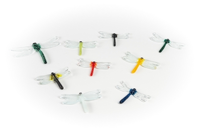 Little dragonflies 15 x 11 cm and 12 x 9 cm (W x D x H)