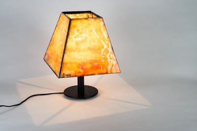 Orange Lamp 42 x 25 x 25 cm (H x W x D)