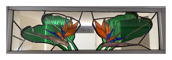 Strelitzia Skylight above door
